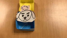 ぼうしが消えた！？ビックリ箱から飛び出た犬。あれ？帽子が…？（kidsweekend投稿作品）