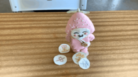 並べて喜ぶいちごっち（中学1年／宮城県）