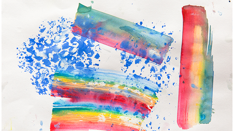 絵の具でゆめもよう