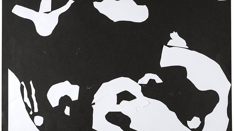 キャンプじょうにいる犬