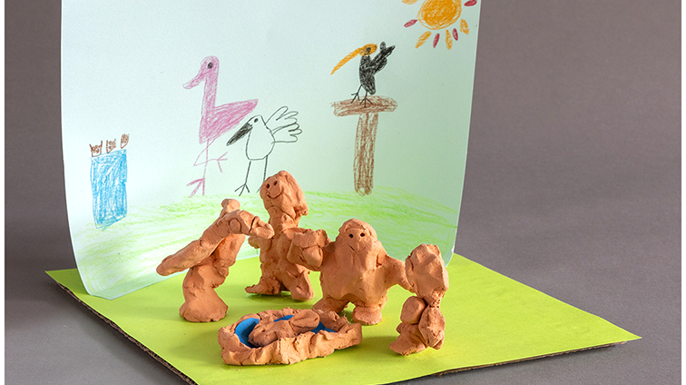 かぞくで えさやり