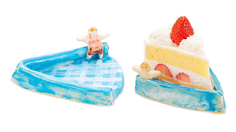 ケーキを入れるためのお皿